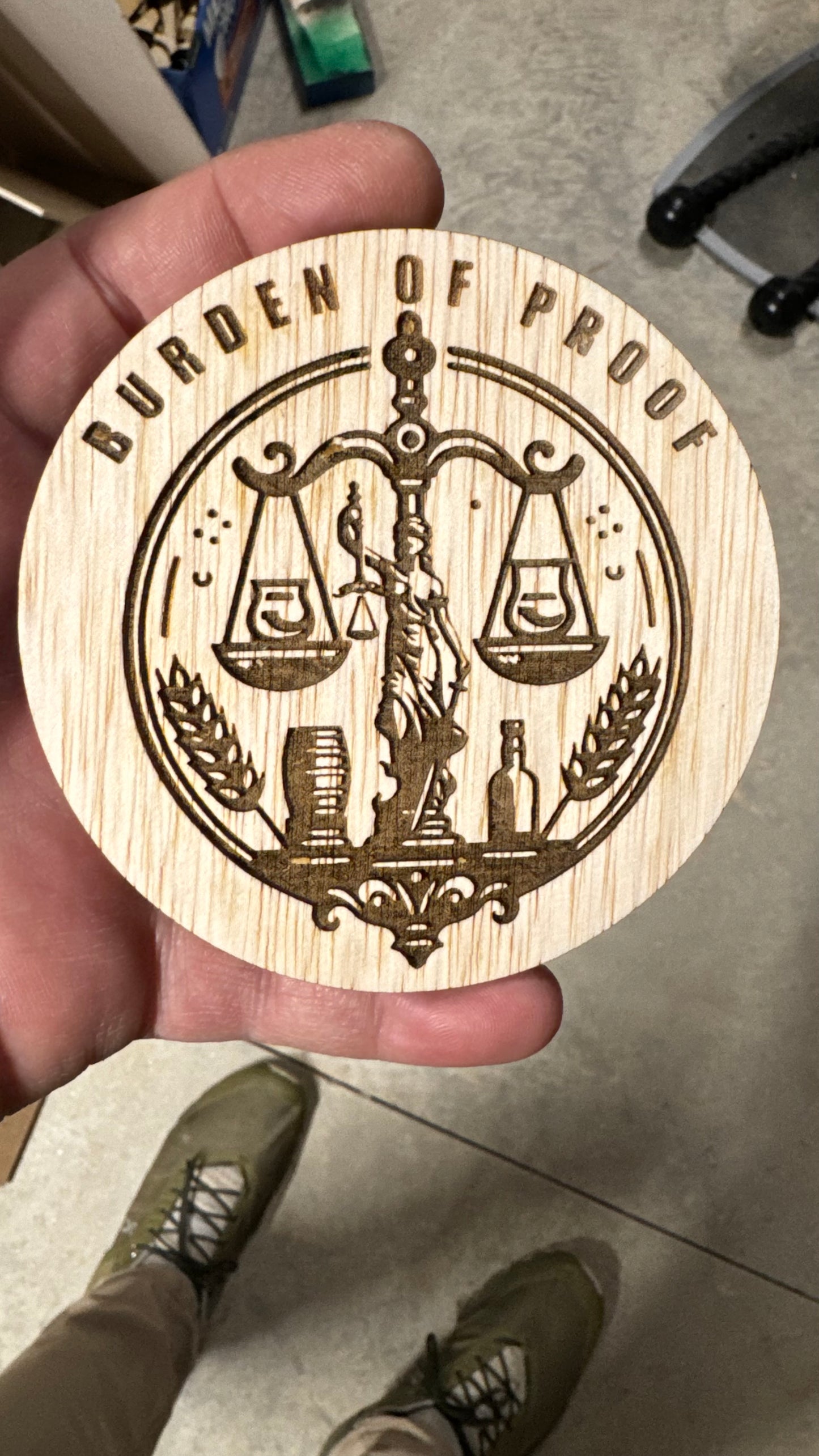 Slate, Laser-engraved Coasters