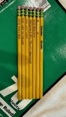 12 Custom Laser Engraved Pencils