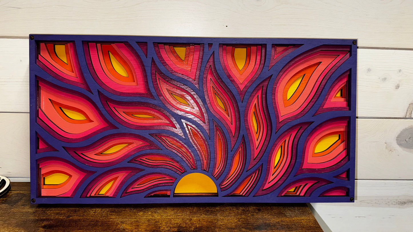 Custom Wooden Mandala