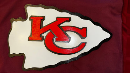 12" Laser-engraved Sports Team Logo