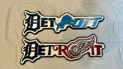12" Laser-engraved Sports Team Logo