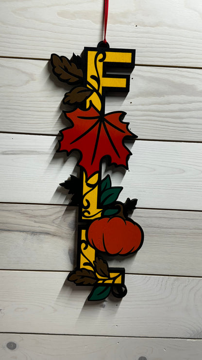Fall Leaves Sign