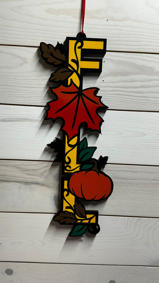 Fall Leaves Sign